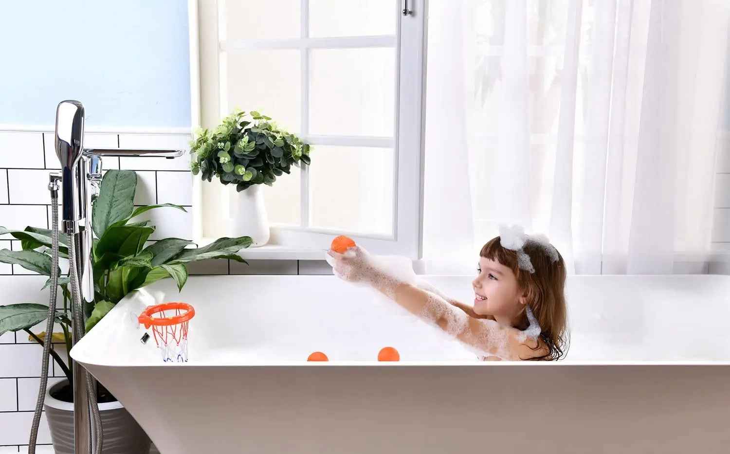 🏀 Splash & Score – Mini Basketball Hoop for Bath Time Fun! 🚿🎯 - ThiGui