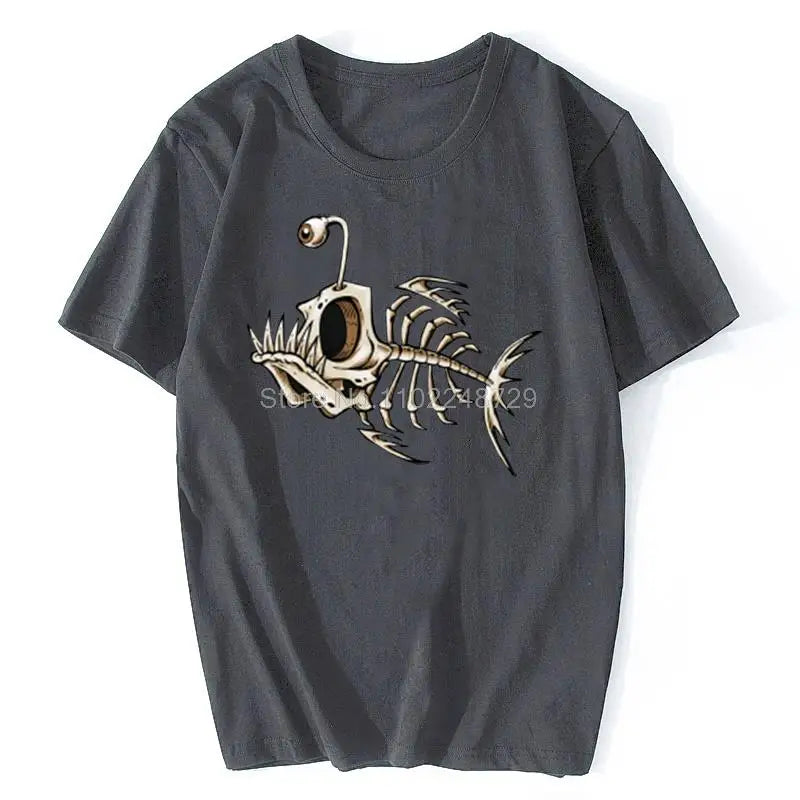 🐟💀 Deep Sea Cool! Funny Bonefish Skull T-Shirt for Boys – Bold, Comfy & Totally Epic 🎣🖤 - ThiGui