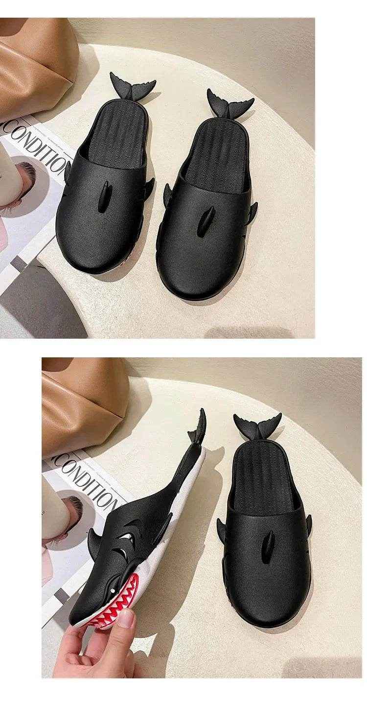 🦈Cheeky Shark Slippers for Boys – Snappy Style, Soft Comfort! - ThiGui