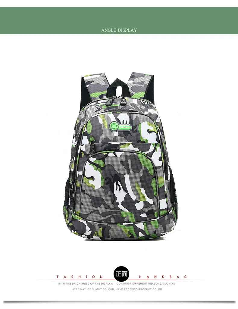 🎒Camouflage Cool! Rugged Backpack for School & Adventure-Loving Boys 🪖 - ThiGui