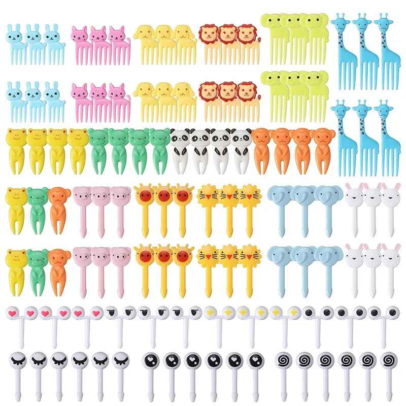 🐰🍎 Cute Animal Food Picks – Make Mealtime Fun & Fuss-Free! 🍱🎉 - ThiGui