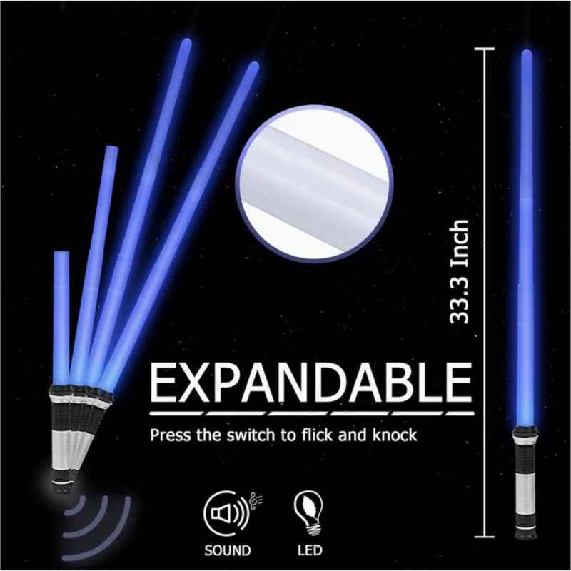 🌈Glow Like a Hero! The 2-in-1 Lightsaber Toy That Turns Boys into Jedi Knights - ThiGui