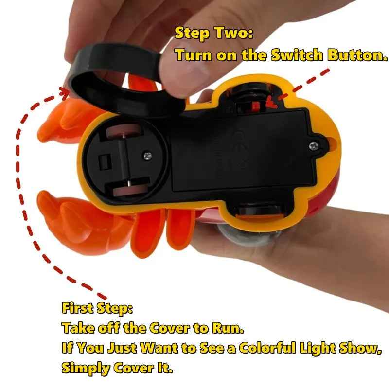 🦀Catch the Crab! The Light-Up Dancing Toy That Gets Babies Crawling with Joy - ThiGui