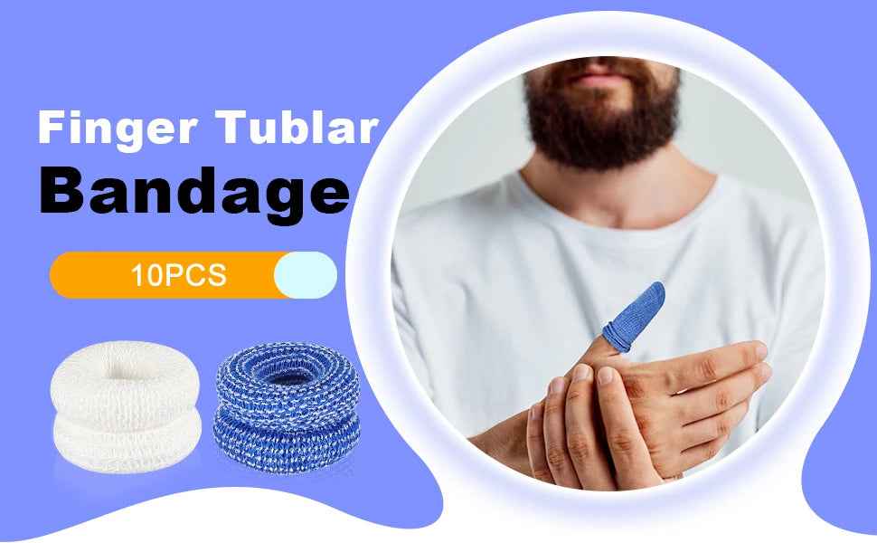 🛡️No More Ouchies! Soft Finger & Toe Sleeves for Your Little Adventurer – 10-Pack - ThiGui