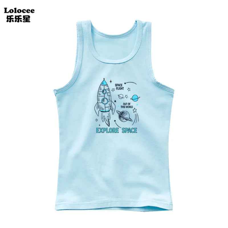 🦈 Cool Shark Power! Boys’ Summer Tank That Roars with Style - ThiGui