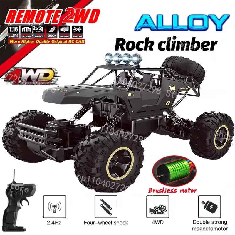 🚙 Off-Road RC Power Beast – 4WD Drift Stunt Car with LED Lights! 🔋💨 - ThiGui