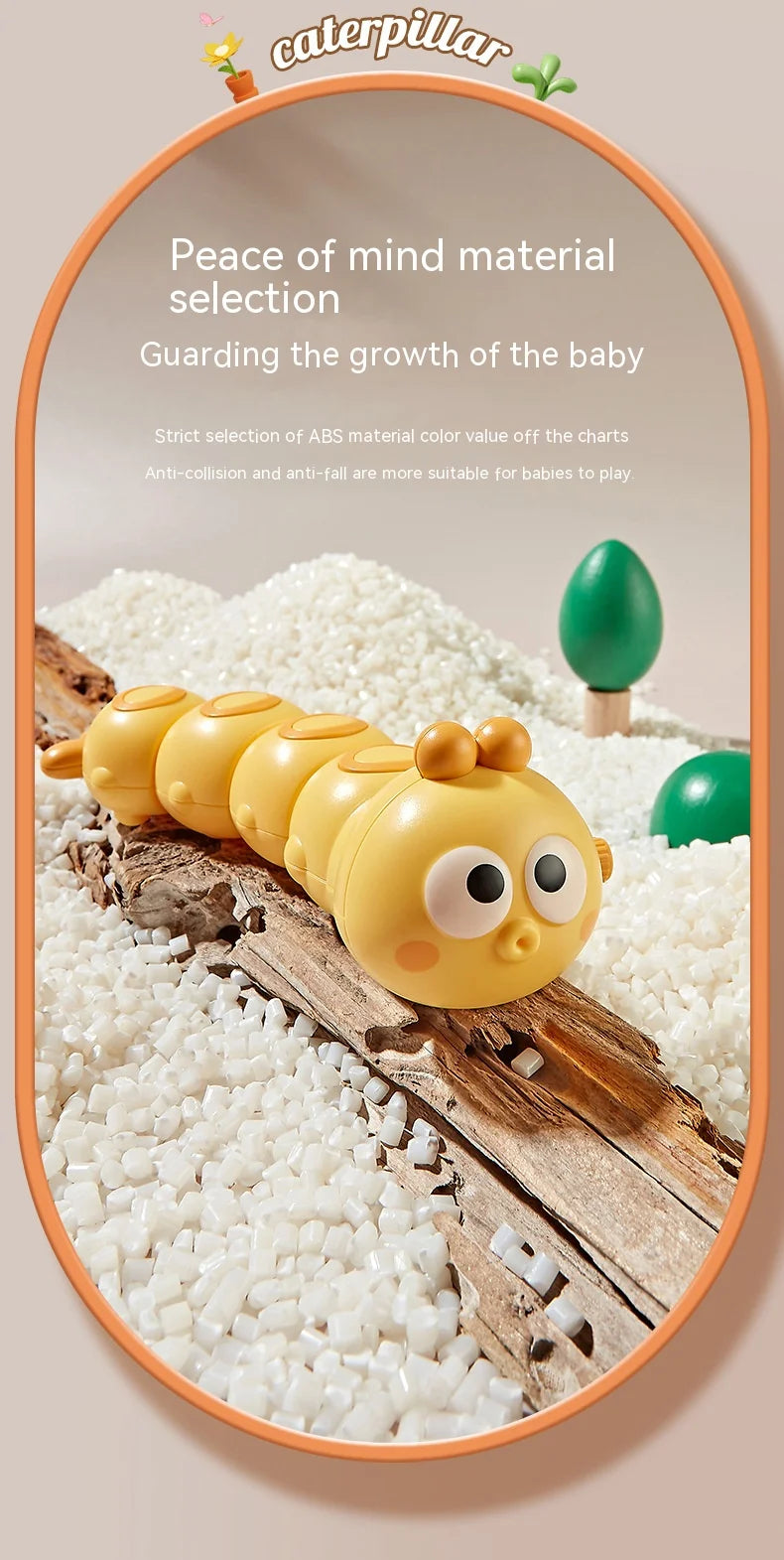 🐛⏰ Wind-Up Wiggly Caterpillar – Educational Fun That Moves! 🌀🐾 - ThiGui