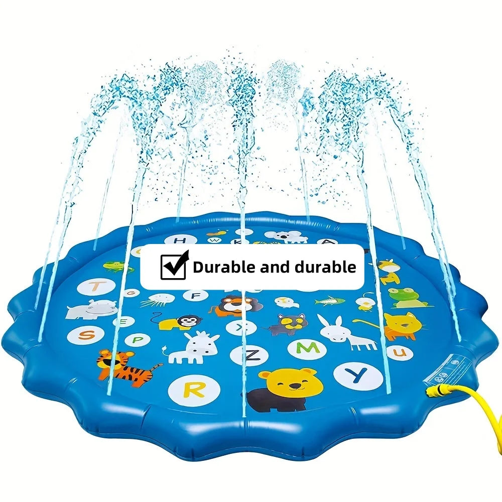 💦 Splash Time! Water Sprinkler Mat for Kids & Pets – Garden Fun All Summer 🐾🌞 - ThiGui
