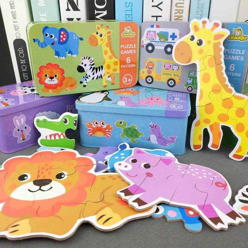 🧩Montessori Animal Puzzle Box – Brain Boosting Fun for Little Hands! - ThiGui