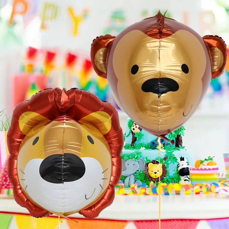 🎉 Wild Jungle Animal Balloons – Safari Party Magic with Lions, Tigers & More! 🐯🎈 - ThiGui