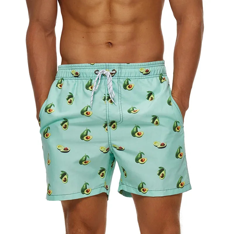 🌴 Tropical Fun for Little Explorers! Boys' Flamingo Print Swim Shorts 🏖️ - ThiGui