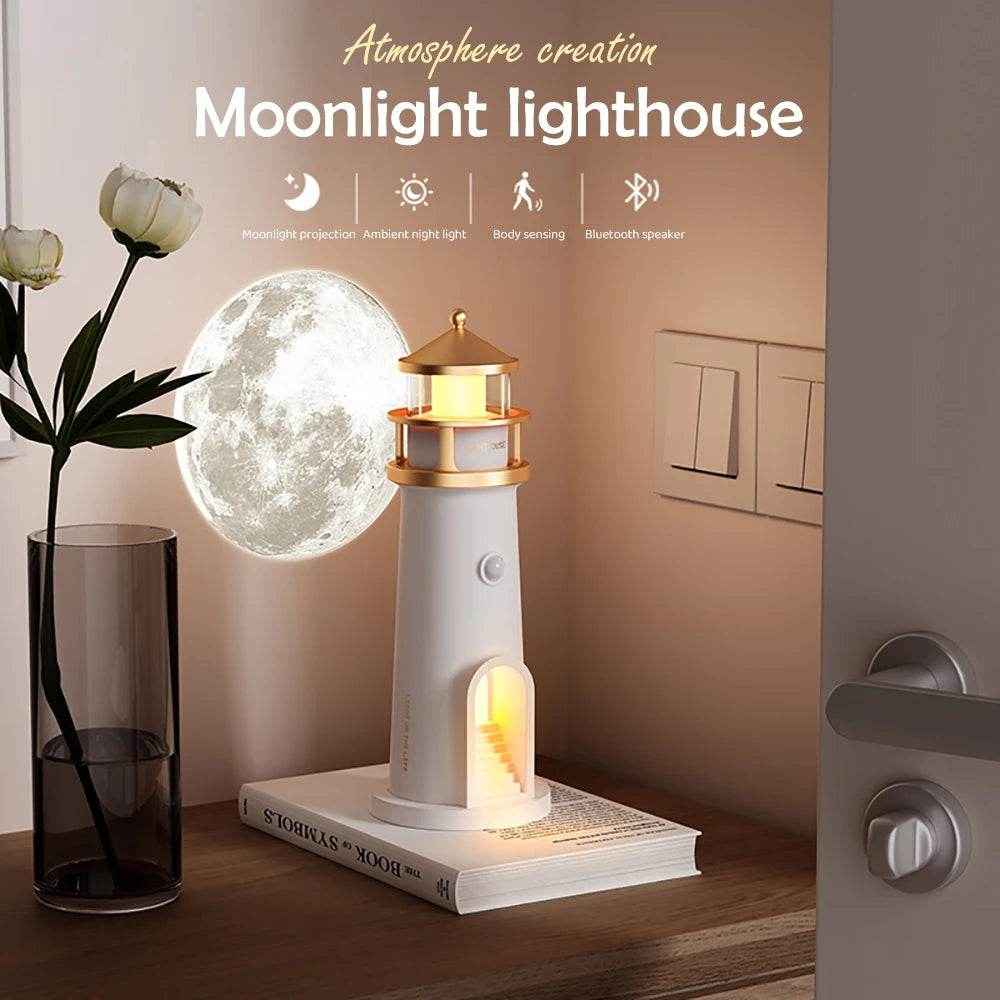 🌜Moonlight Magic Lighthouse – A Soothing Glow for Starry Dreams and Sweet Lullabies - ThiGui