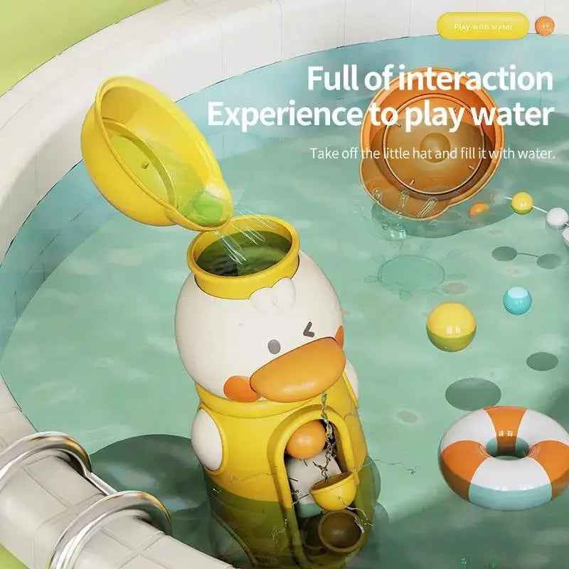 🛁 Duck Waterwheel Bath Toy – Splash, Scoop & Spin with Bathtime’s Cutest Companion! 🐤💦 - ThiGui