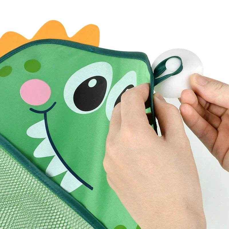 🦖 Dino-Magic Bathtime Buddy – Fun Organizer for Water Toys & Bathroom Bliss! - ThiGui