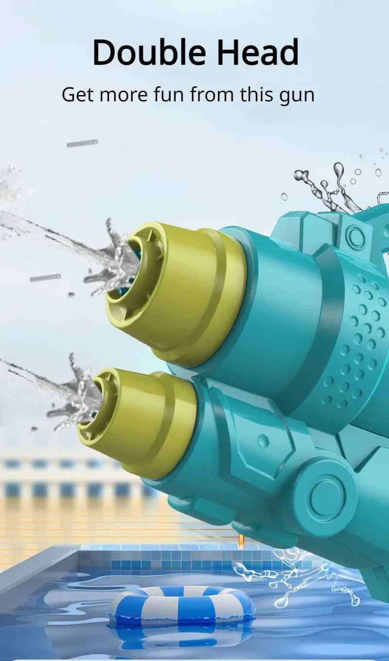 💦 Dino, Duck & Shark Water Blasters – Twin-Spray Splash Fun for Kids! 🦕🦆🦈 - ThiGui