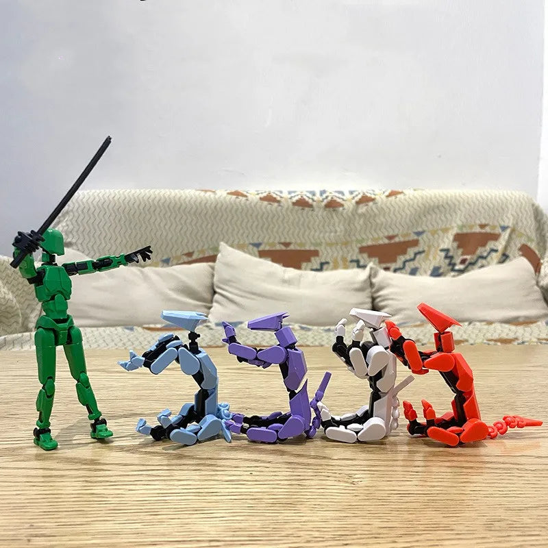 🦸‍♂️ Light-Up Titan Warriors! T13 Action Figures 🔦 | Pose, Play & Battle with Glowing Heroes - ThiGui