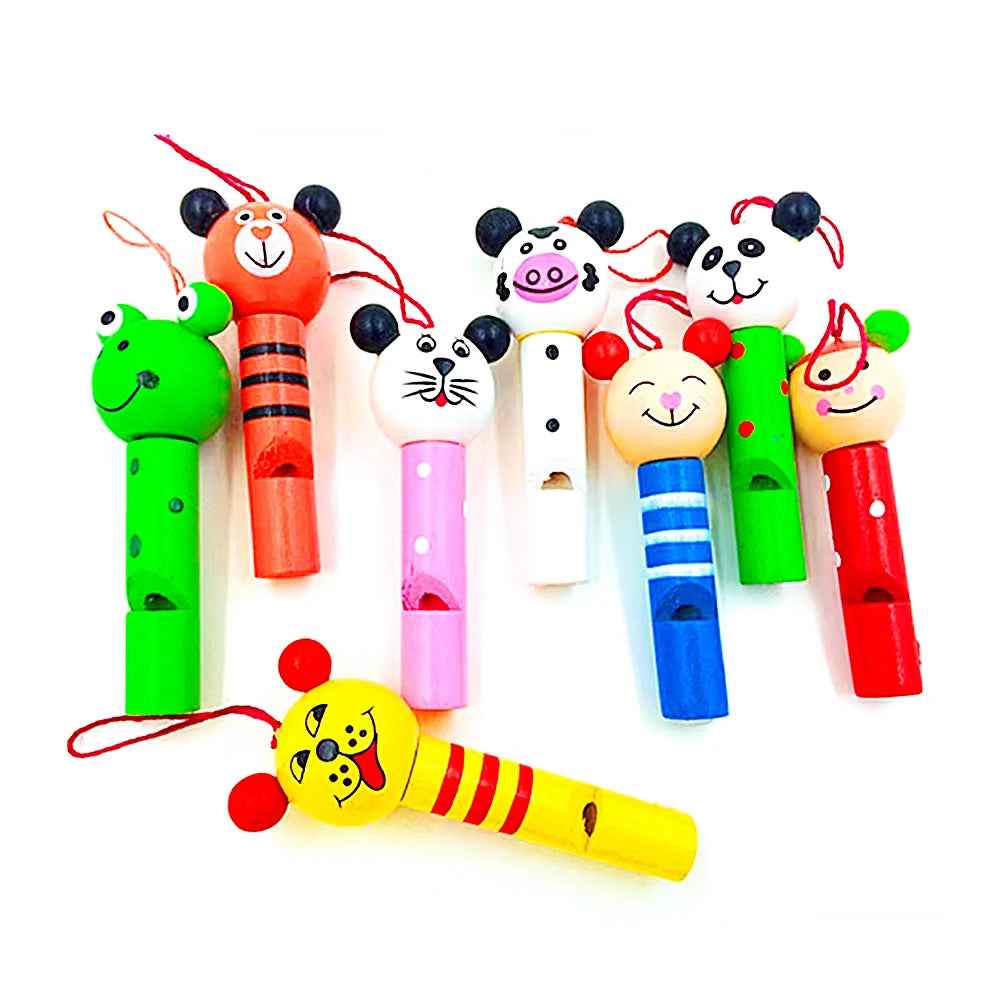 🎈Whistle While You Play! 30 Cute Wooden Animal Whistles for Non-Stop Party Fun - ThiGui