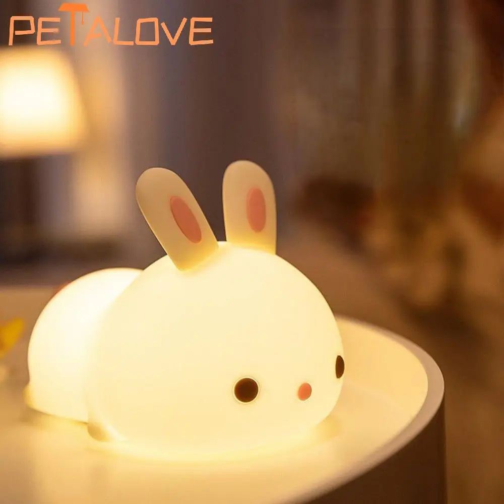 🐼🌙 Sweet Dreams Light – Soft Silicone Animal Night Lamp for Kids 💡🧸 - ThiGui