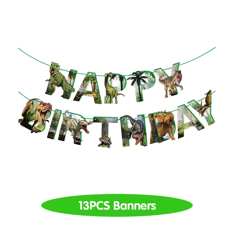 🦕 Jurassic World Dino Party Set 🎈 | Roars, Balloons & T-Rex Table Fun for Kids! 🎂🎉 - ThiGui
