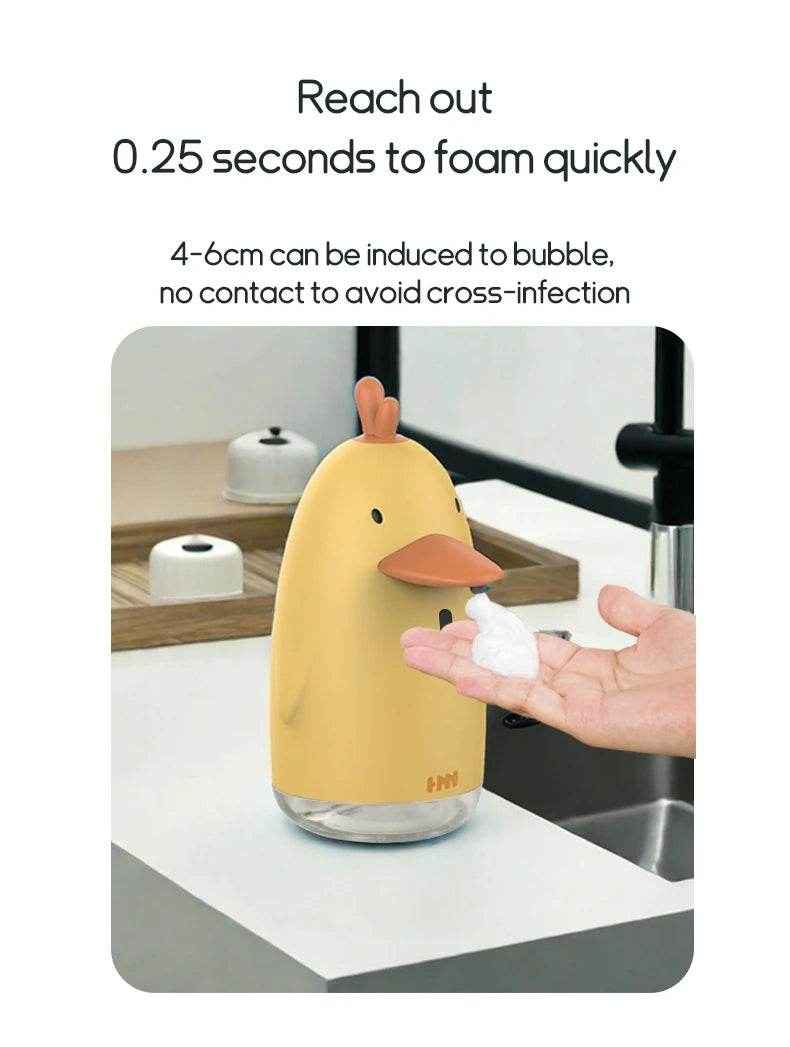 🛁Adorable Touchless Soap Dispenser – Make Handwashing Fun and Fuss-Free for Little Ones! - ThiGui