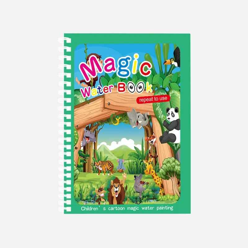 💧 Just Add Water – Mess-Free Magic Coloring Book for Little Artists! 🎨🦄 - ThiGui