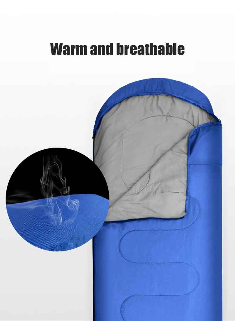 🏕️ Toasty Nights, Happy Campers! – Kids’ Hooded Sleeping Bag 🌙🧸 - ThiGui