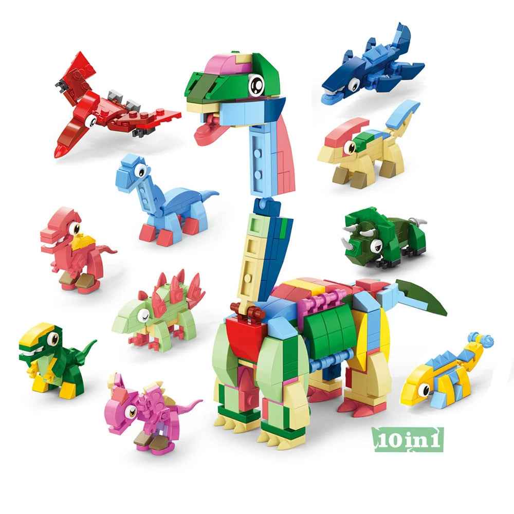 🧱 Animal World Building Blocks – 10-in-1 Fun with Bricks, Beaks & Paws! 🦁🐘🐟 - ThiGui