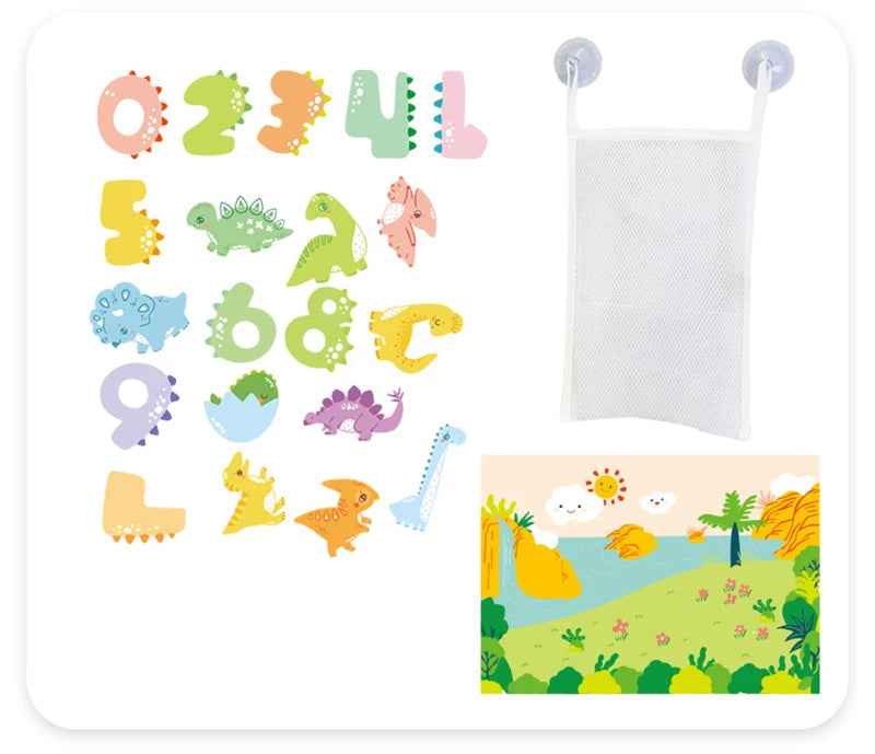 🔤🛁 Alphabet & Numbers Bath Toy – Learn While You Splash! 💧👶 - ThiGui