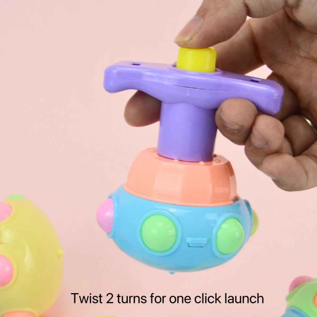 🌟 Luminous Spinning Top – Flashing Lotus Gyro Fun for Kids! 🔄💡 - ThiGui