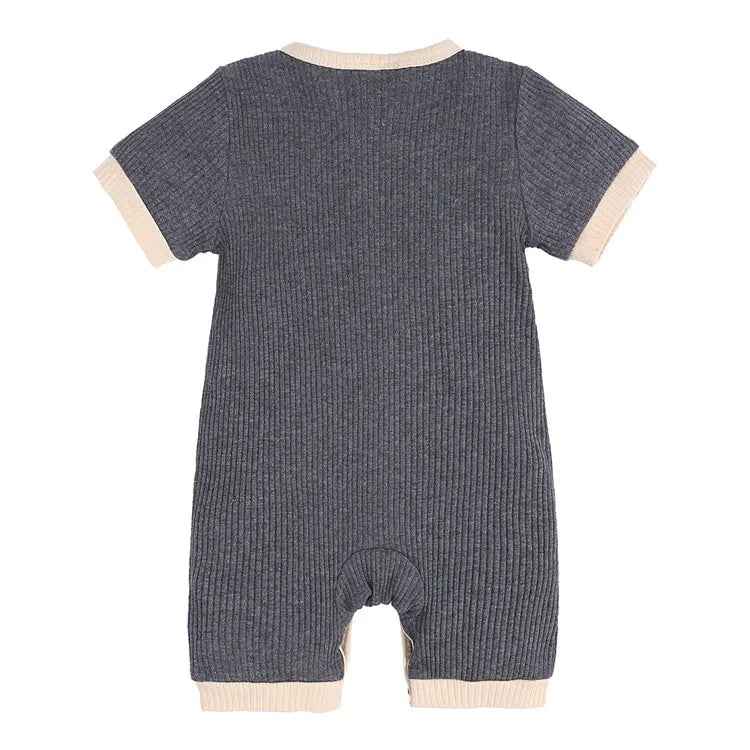 🌞 Cotton-Linen Baby Romper – Breezy Summer Comfort for Boys 3–18 Months 🧺💙 - ThiGui