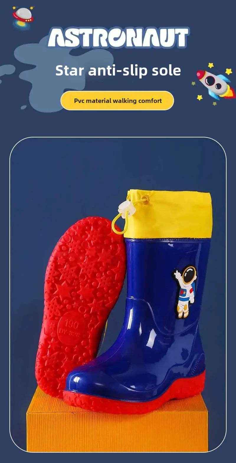 🌧Out-of-This-World Rain Boots for Kids – Cosy, Comfy, and Perfect for Puddle Missions! - ThiGui