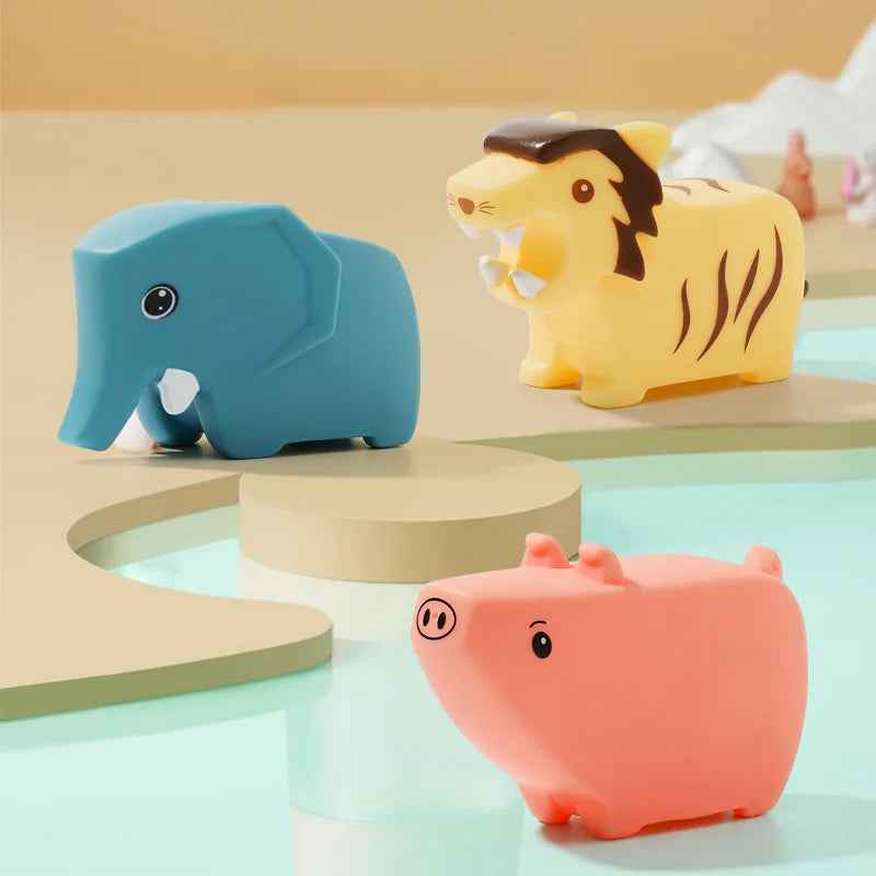 🐳 Squeeze, Splash & Smile – Adorable Rubber Bath Toys for Baby’s Tub Time! 🛁🦀 - ThiGui