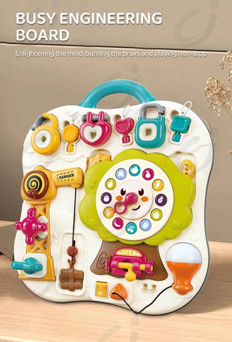 🧠 Montessori Magic on the Go ✨ Lights, Music & Switches for Curious Little Hands! - ThiGui