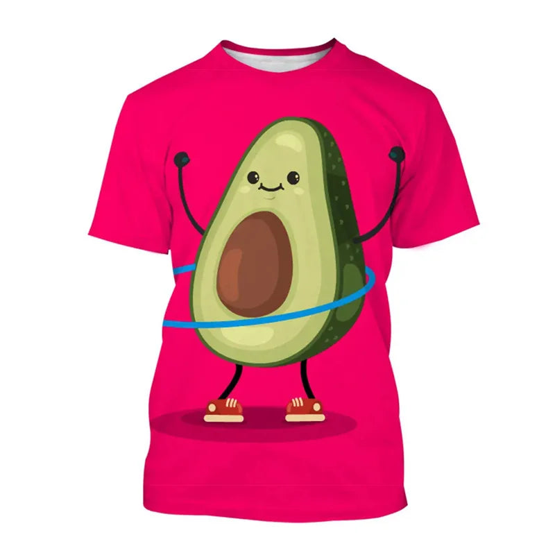 🌞🥑 Avocado Fun in 3D! The Summer Tee Every Boy Will Love 👕 - ThiGui
