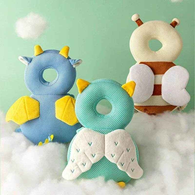 🛡️Baby Head Protector Cushion for Boys Learning to Walk with Cute Wings and Bump Safety - ThiGui
