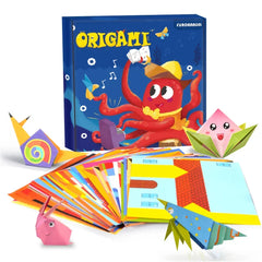 🦁 108-Page Origami Fun Book – Creative Animal Folding for Little Hands! 🧠✂️ - ThiGui