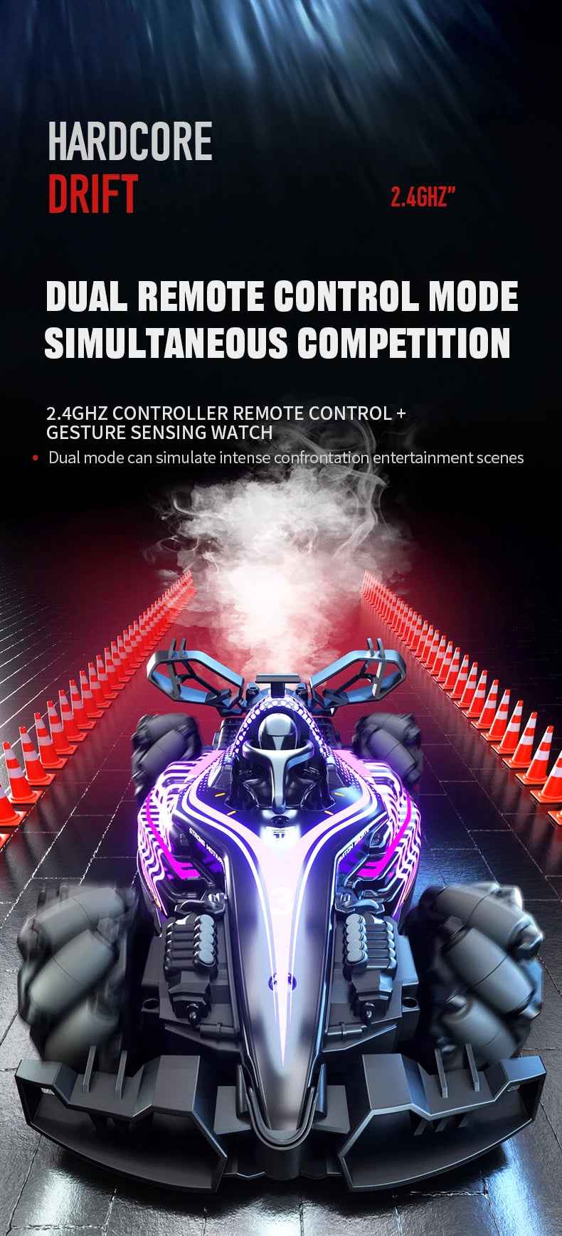 🚗💨 Turbo Spray Drift Car – Lights, Sounds & Stunts That’ll Wow Your Little Racer! 🔊✨ - ThiGui