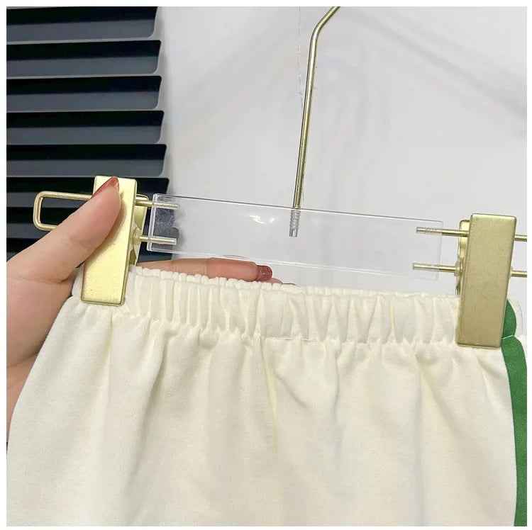 🩳Striped Summer Charm – Comfy Short Sleeve Set for Stylish Little Movers! - ThiGui