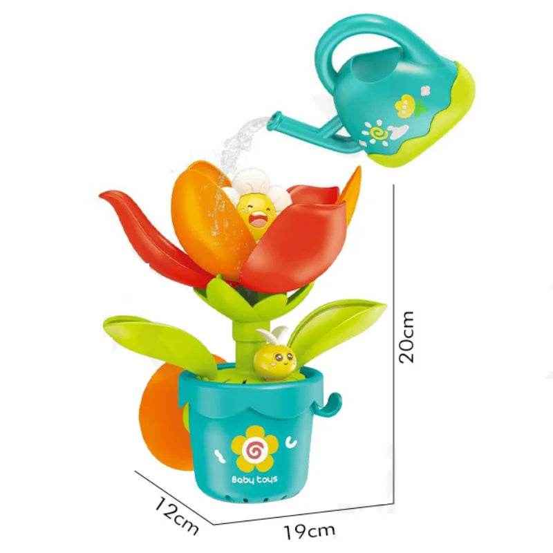 🐳Sunflower Water Spray Bath Toy for Boys That Turns the Tub into a Splashy Garden - ThiGui