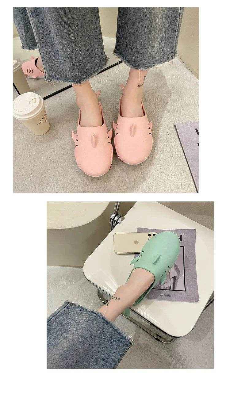 🦈Cheeky Shark Slippers for Boys – Snappy Style, Soft Comfort! - ThiGui