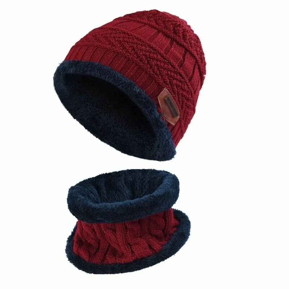 Winter Wonder Set! Ultra-Cozy Fleece Hat and Scarf Duo for Boys Who Love Outdoor Adventures - ThiGui