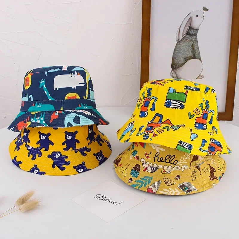 🧢 Cool & Covered! Lightweight Panama Bucket Hat for Babies & Toddlers ☀️🌿 - ThiGui