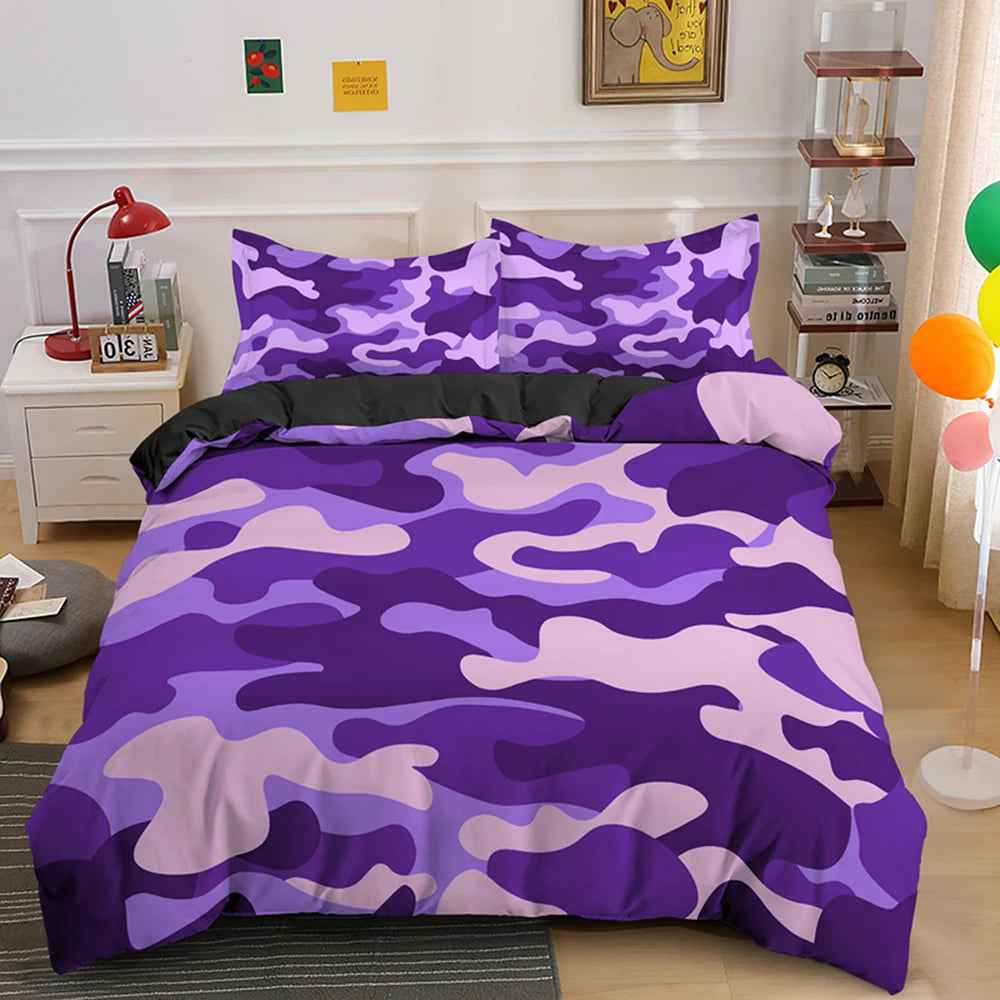🪖Mission Sleep: Camouflage Duvet Set for Brave Little Adventurers 🌙 - ThiGui