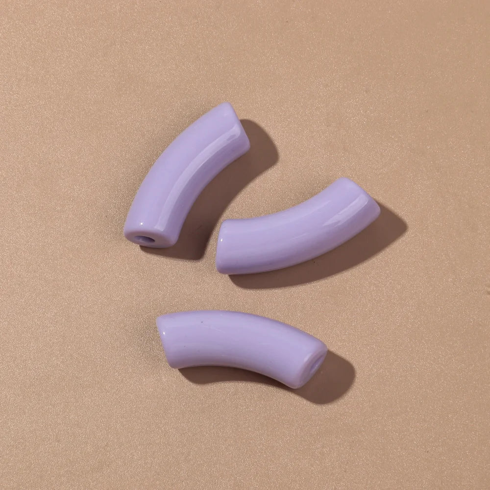 🌈 Lot de 20 Perles Tubes Arc-en-ciel – Idéal pour Créer des Bijoux Colorés et Fun ! 💫🧵 - ThiGui