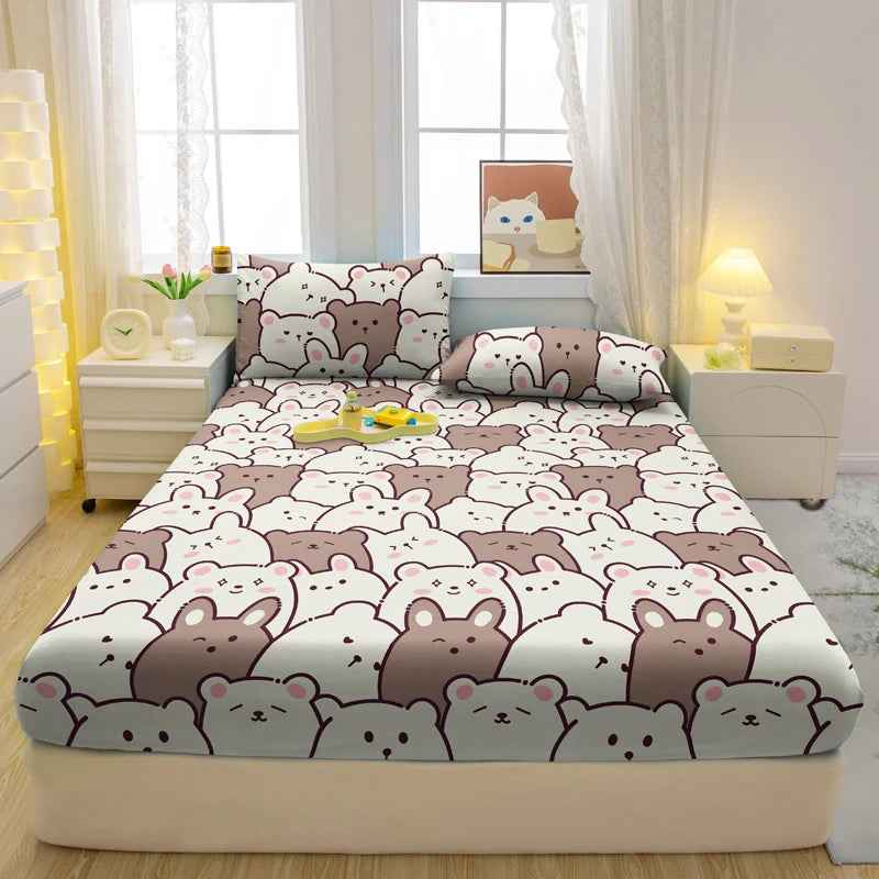 🦁 Wildly Cute! Animal Fitted Sheet for Happy Bedtimes - ThiGui