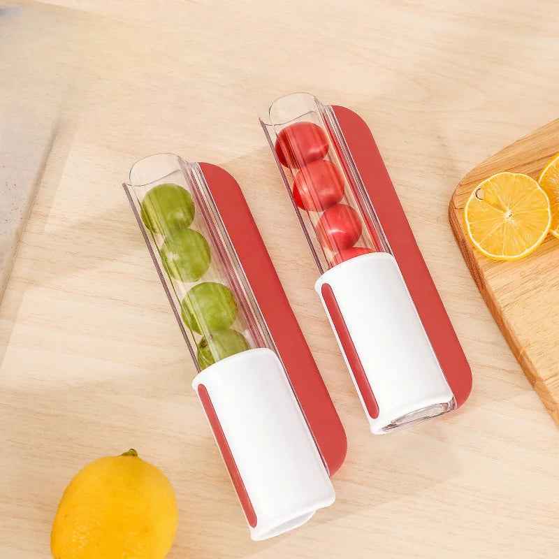 💥No-Mess Grape & Cherry Tomato Slicer – The Snack Time Hero for Busy Mums! - ThiGui