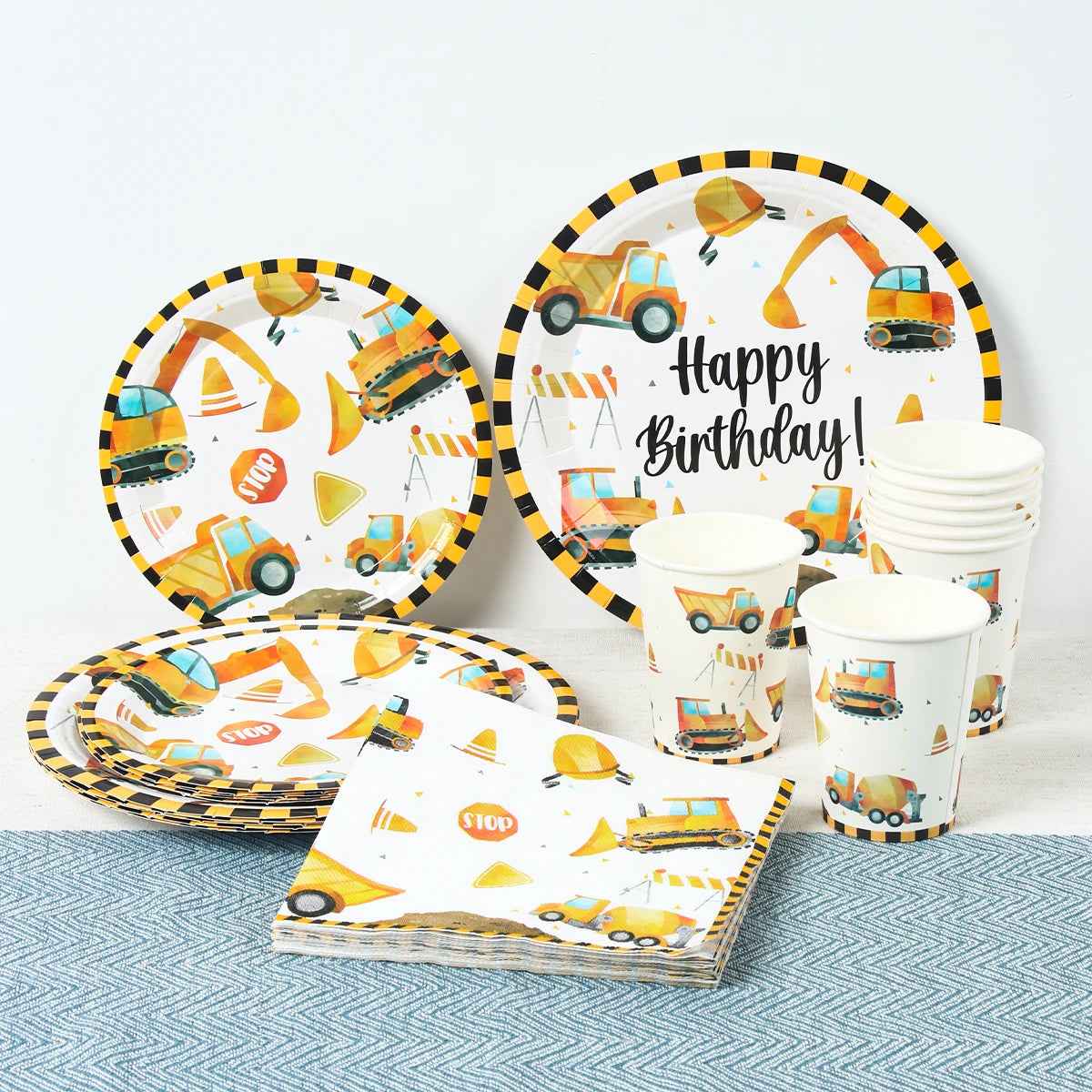 Dig In, Builders! Adorable Construction Party Set for a Wrecking Good Time 🎉 - ThiGui