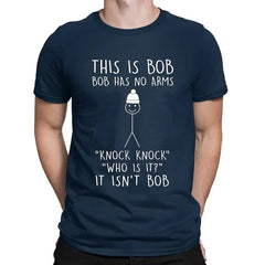 This Is Bob Stickman Joke Tee 😂🎭 Funny Vintage Cotton Graphic Shirt - ThiGui