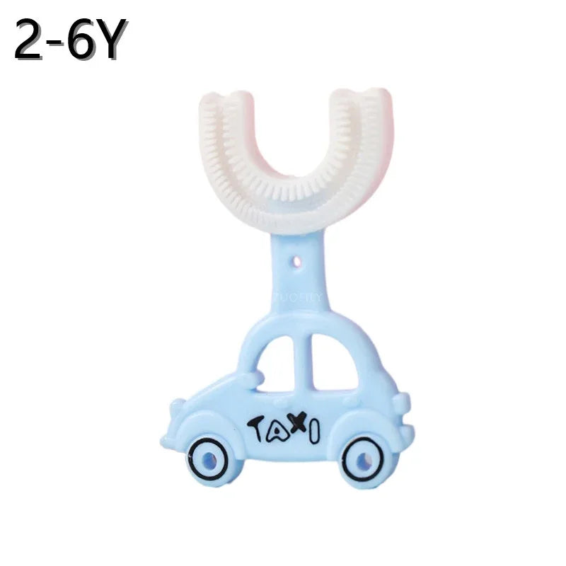 🪥🧸 360° U-Shaped Cartoon Toothbrush – Gentle, Fun & Perfect for Little Smiles! 🌟👶 - ThiGui
