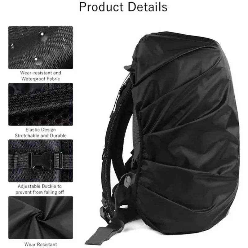 🧳Keep Your Boy’s Backpack Dry & Visible: Reflective Waterproof Rain Cover Must-Have! ✨🌧️ - ThiGui